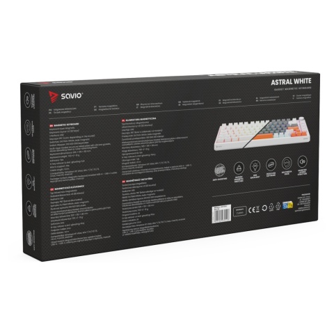Klawiatura magnetyczna ASTRAL White OUTEMU White Jade, RGB