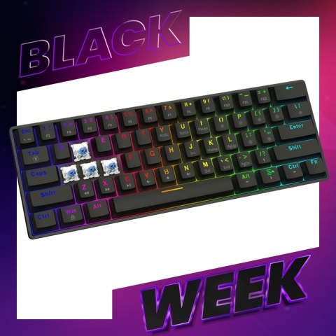 Klawiatura mechaniczna OUTEMU Hot Swap BLACKOUT X2 Blue