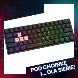 Klawiatura mechaniczna OUTEMU Hot Swap BLACKOUT X2 Peach Silent