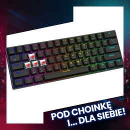 Klawiatura mechaniczna OUTEMU Hot Swap BLACKOUT X2 RED