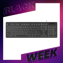 Klawiatura przewodowa KB-04 podświetlana LED