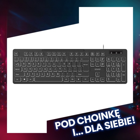 Klawiatura przewodowa KB-04 podświetlana LED