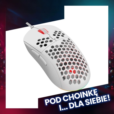 Mysz Gamingowa HEX-R White