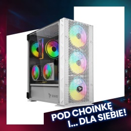 Obudowa X1 ARGB Mesh/Glass RAPTOR White