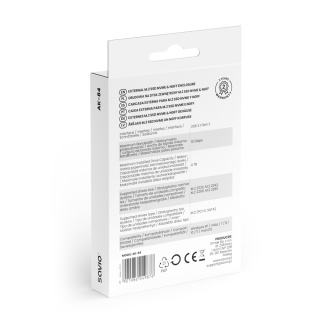 Obudowa na dysk zewnętrzny AK-84 M.2 SSD NVMe & NGFF Combo