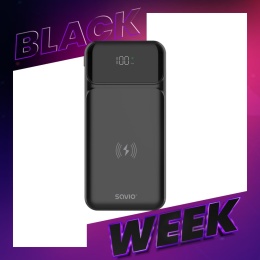 Power Bank 10000 mAh BA-09 ładowanie indukcyjne