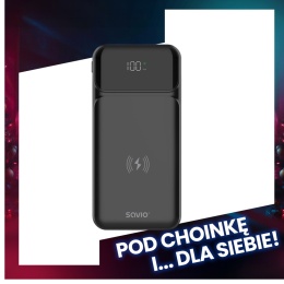 Power Bank 10000 mAh BA-09 ładowanie indukcyjne