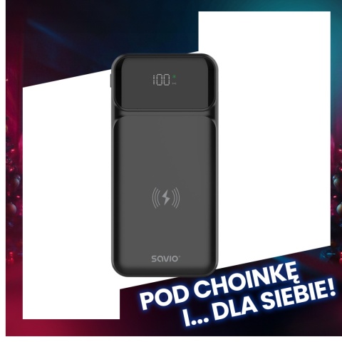 Power Bank 10000 mAh BA-09 ładowanie indukcyjne