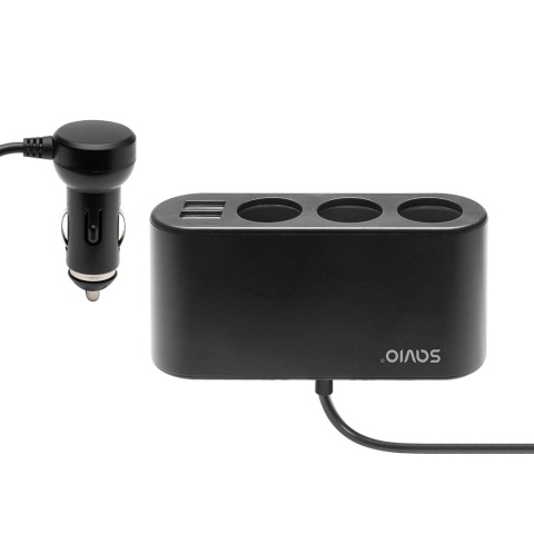 Rozdzielacz gniazda zapalniczki SA-024 2x USB, 3,1A