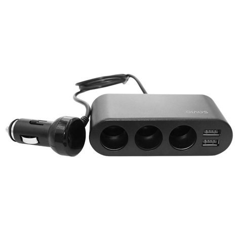 Rozdzielacz gniazda zapalniczki SA-024 2x USB, 3,1A