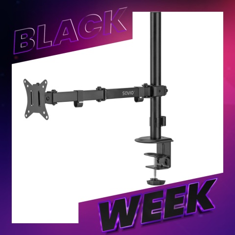 Uchwyt biurkowy na monitor 17″ – 32″, UM-02