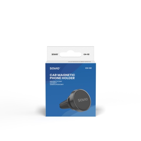 Uchwyt magnetyczny samochodowy CH-02 aluminiowy, czarny