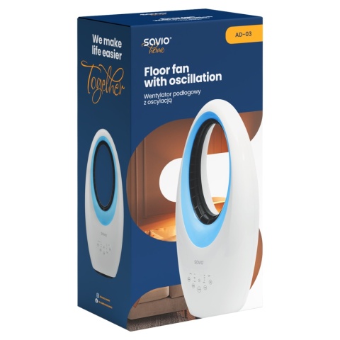 Wentylator podłogowy z oscylacją AD-03