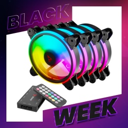 Zestaw wentylatorów ARGB FAN-01