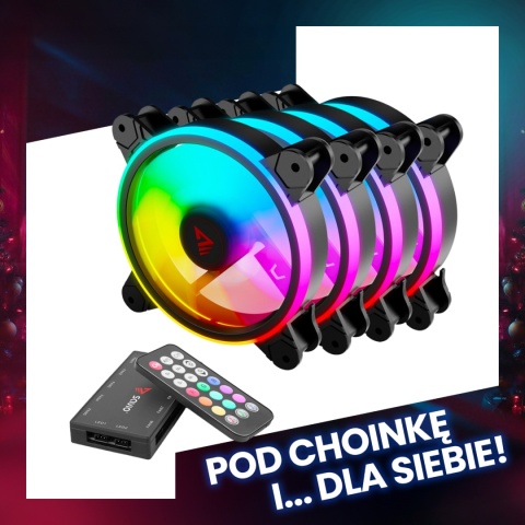 Zestaw wentylatorów ARGB FAN-01