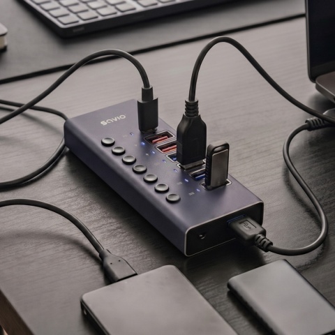HUB USB QC PD AK-89