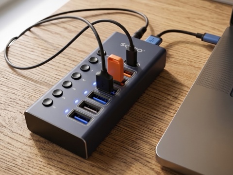 HUB USB QC PD AK-89
