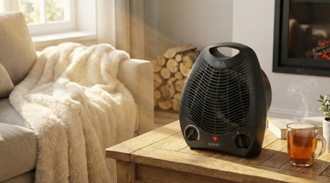 Termowentylator AD-02/B 2000 W czarny