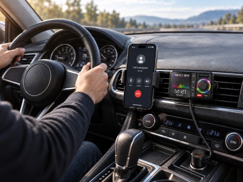 Transmiter FM z Bluetooth i ładowarką PD TR-20