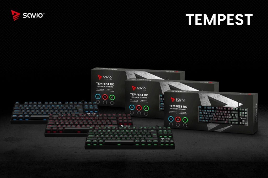 Klawiatura mechaniczna Tempest RX